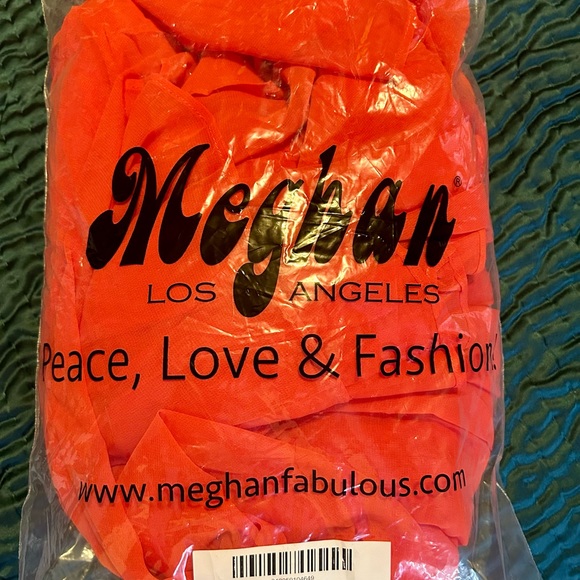 NWT Meghan Fabulous ENCHANTED GARDEN Maxi Dress in Flame - Very Sexy! S Fits XS - Picture 8 of 8